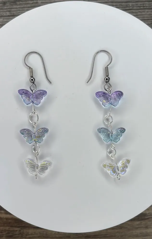 Petit papillion earrings 2