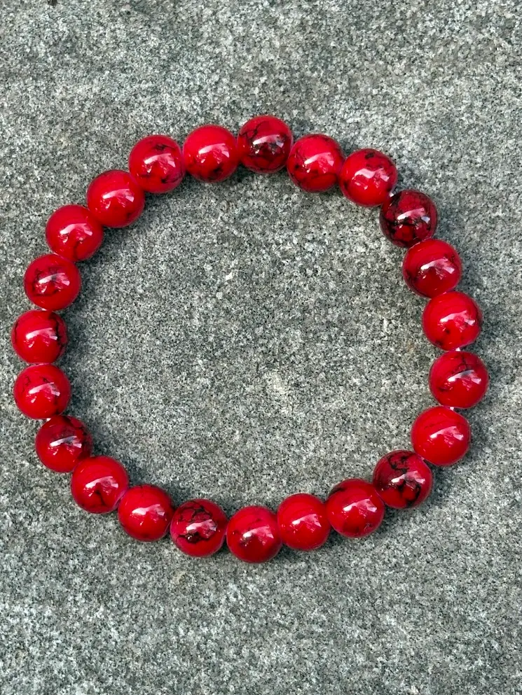 Blood virus bracelet  — handmade bracelet by Beadiverse