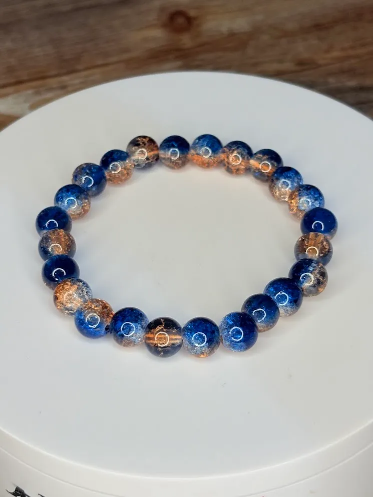 Starry night bracelet — handmade bracelet by Beadiverse