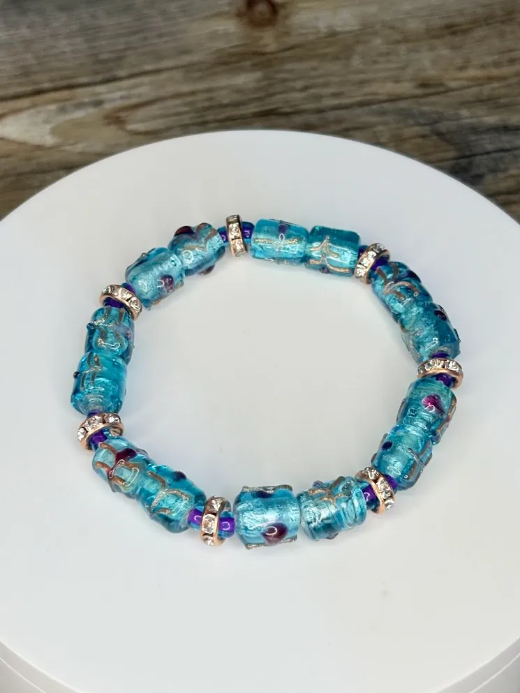 Pandora's water bracelet — handmade bracelet by Beadiverse