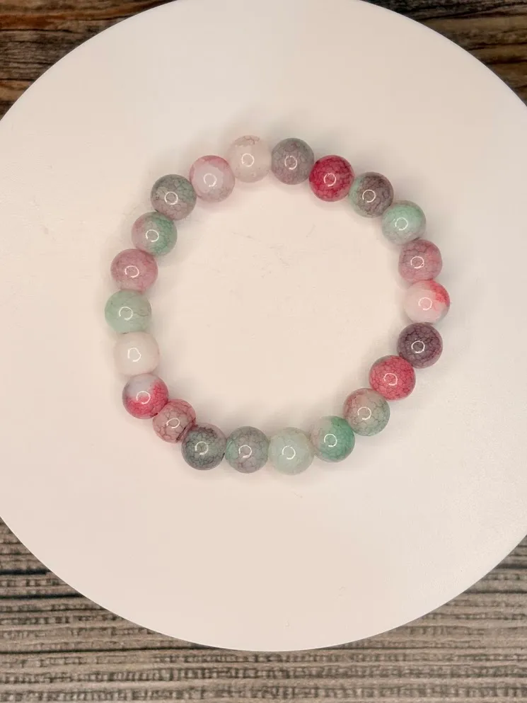 Spring stone bracelet — handmade bracelet by Beadiverse