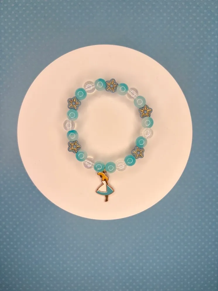 Alice in wonderland bracelet — handmade bracelet by Beadiverse
