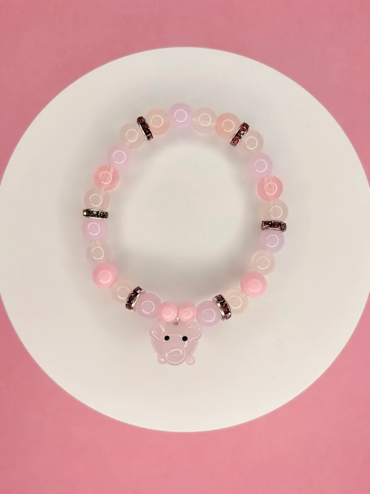 Piggy bracelet — handmade bracelet by Beadiverse