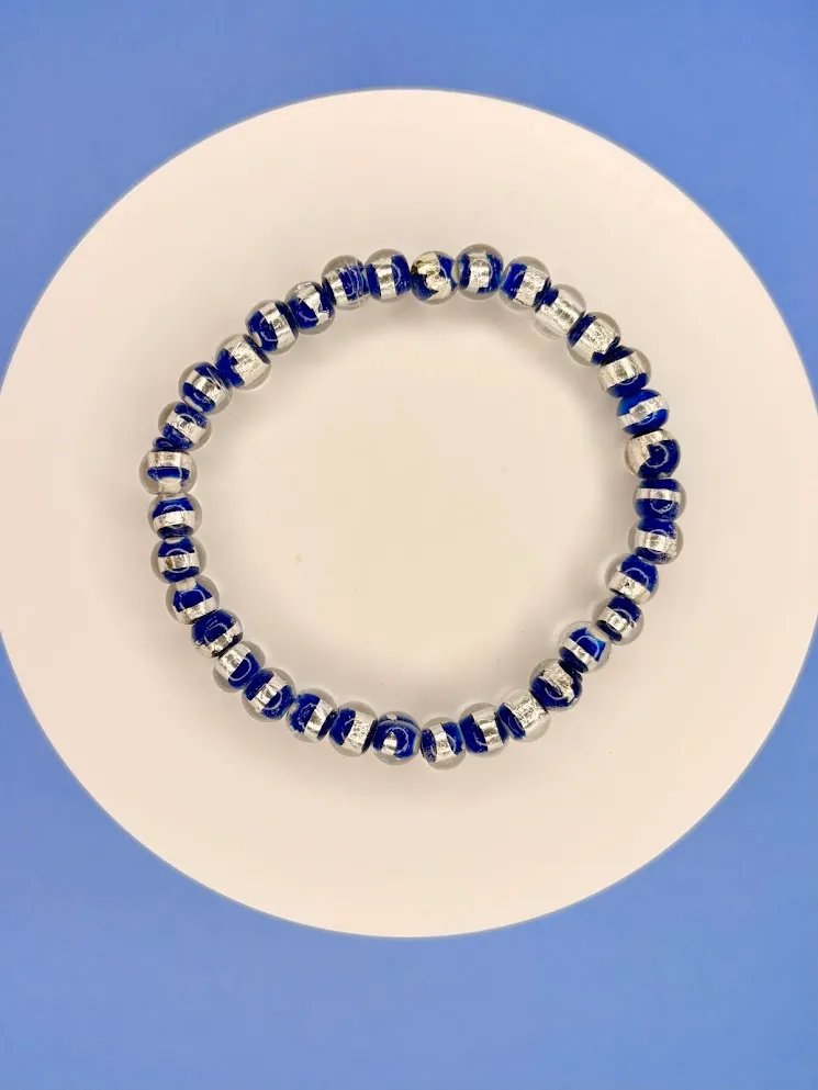 Sailor blue bracelet — handmade bracelet by Beadiverse