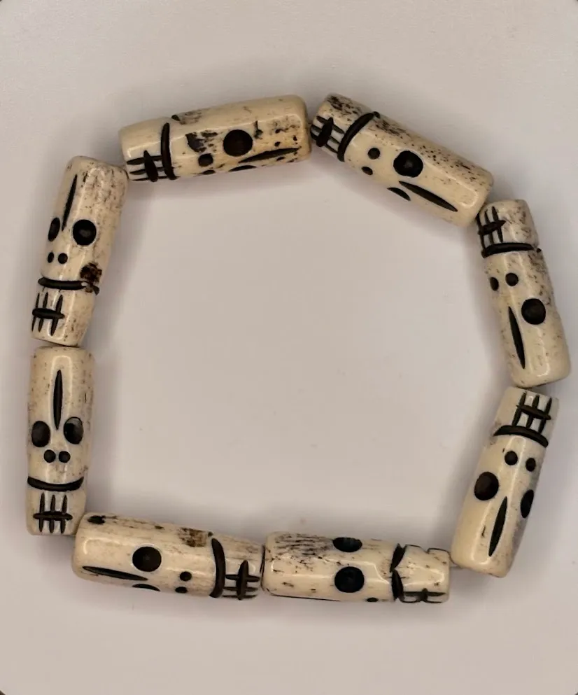 Skeleton print bone bracelet 2
