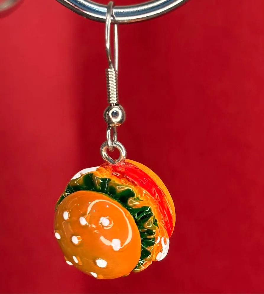 Krabby patty earrings 3