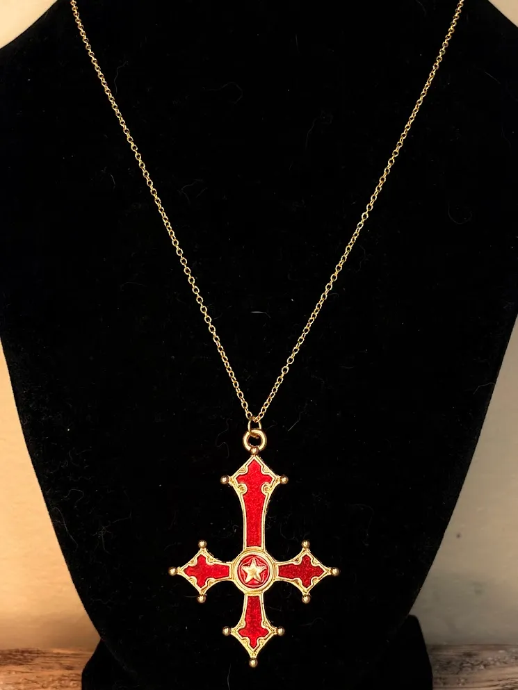 Saint of ruin necklace — handmade necklace by Beadiverse