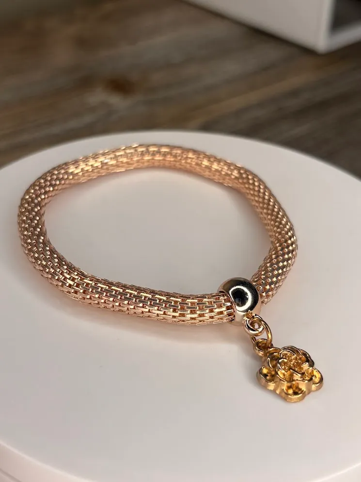 Golden meadow bracelet — handmade bracelet by Beadiverse