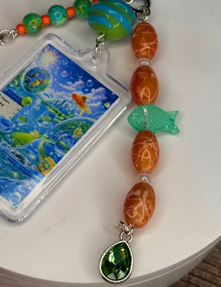 Floating future keychain  3