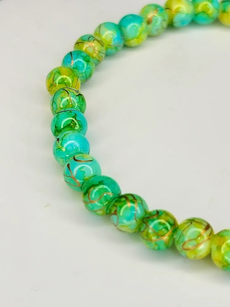 Lagoon nebula bracelet — handmade bracelet by Beadiverse