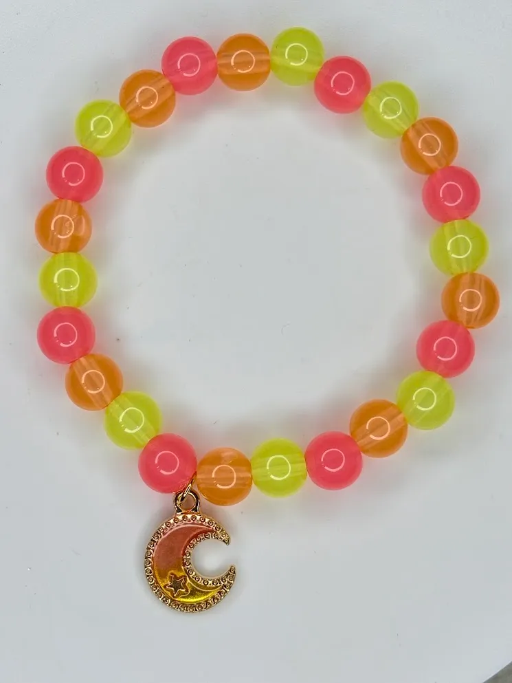 Sunset moon bracelet — handmade bracelet by Beadiverse