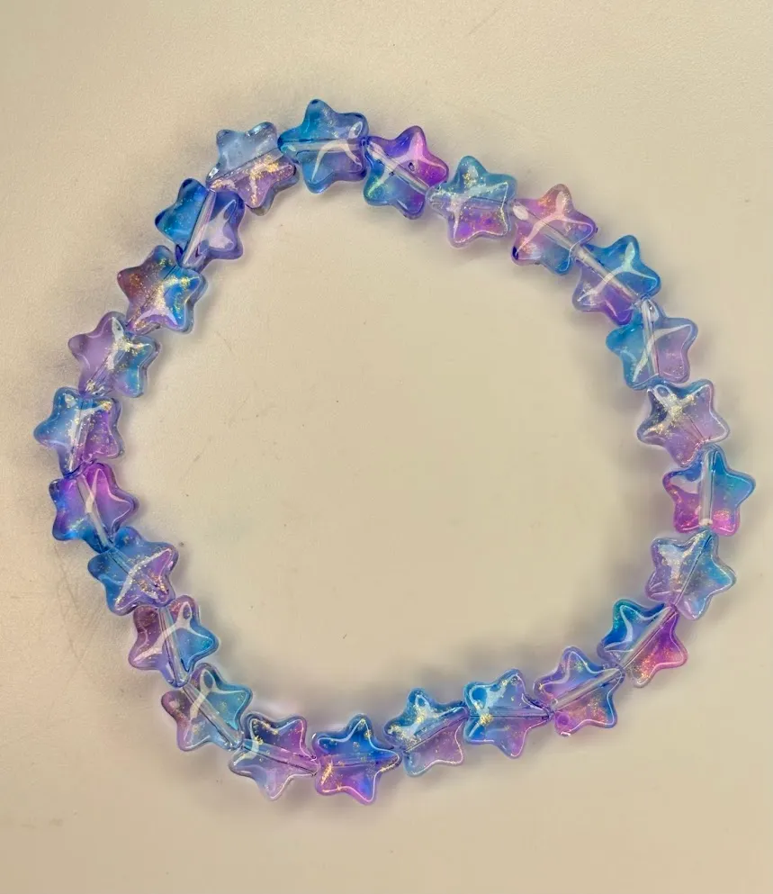 Galaxy glow bracelet — handmade bracelet by Beadiverse