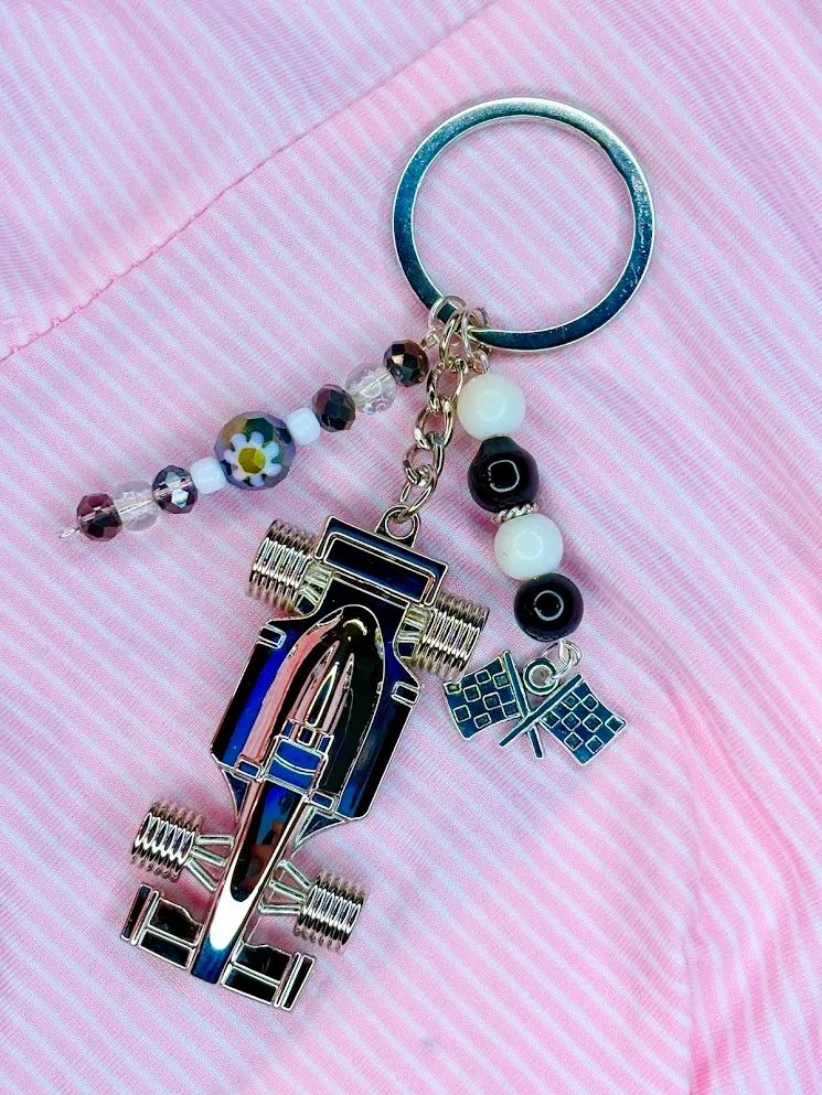 Race car keychain 2