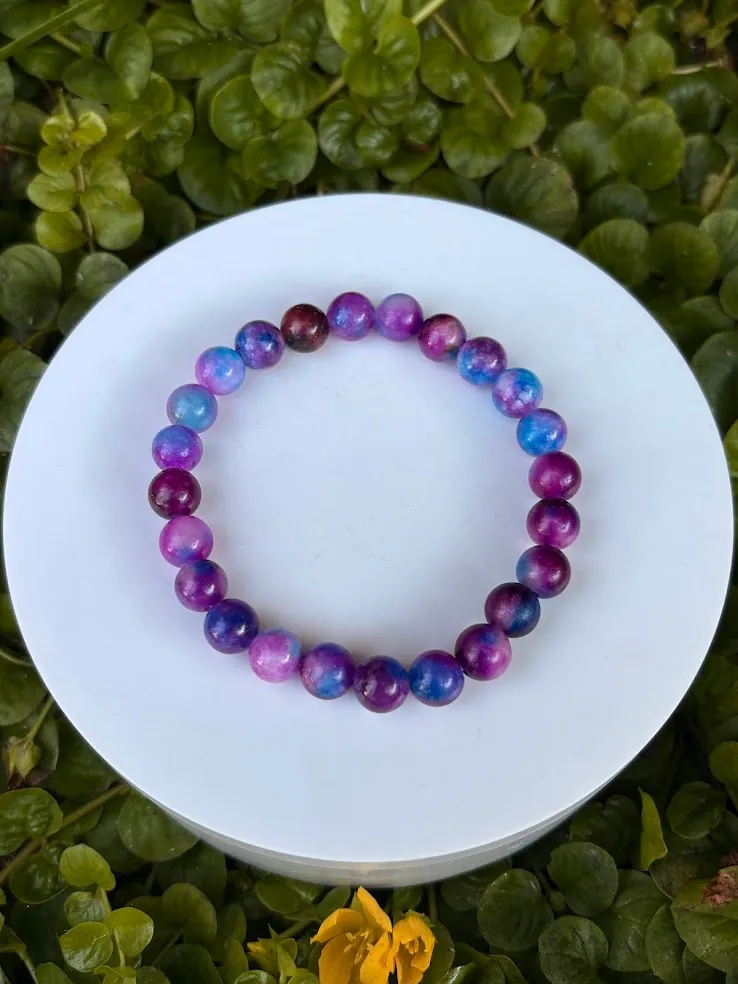 Galaxy stone bracelet — handmade bracelet by Beadiverse