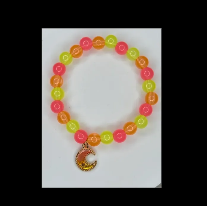 Sunset moon bracelet — handmade bracelet by Beadiverse