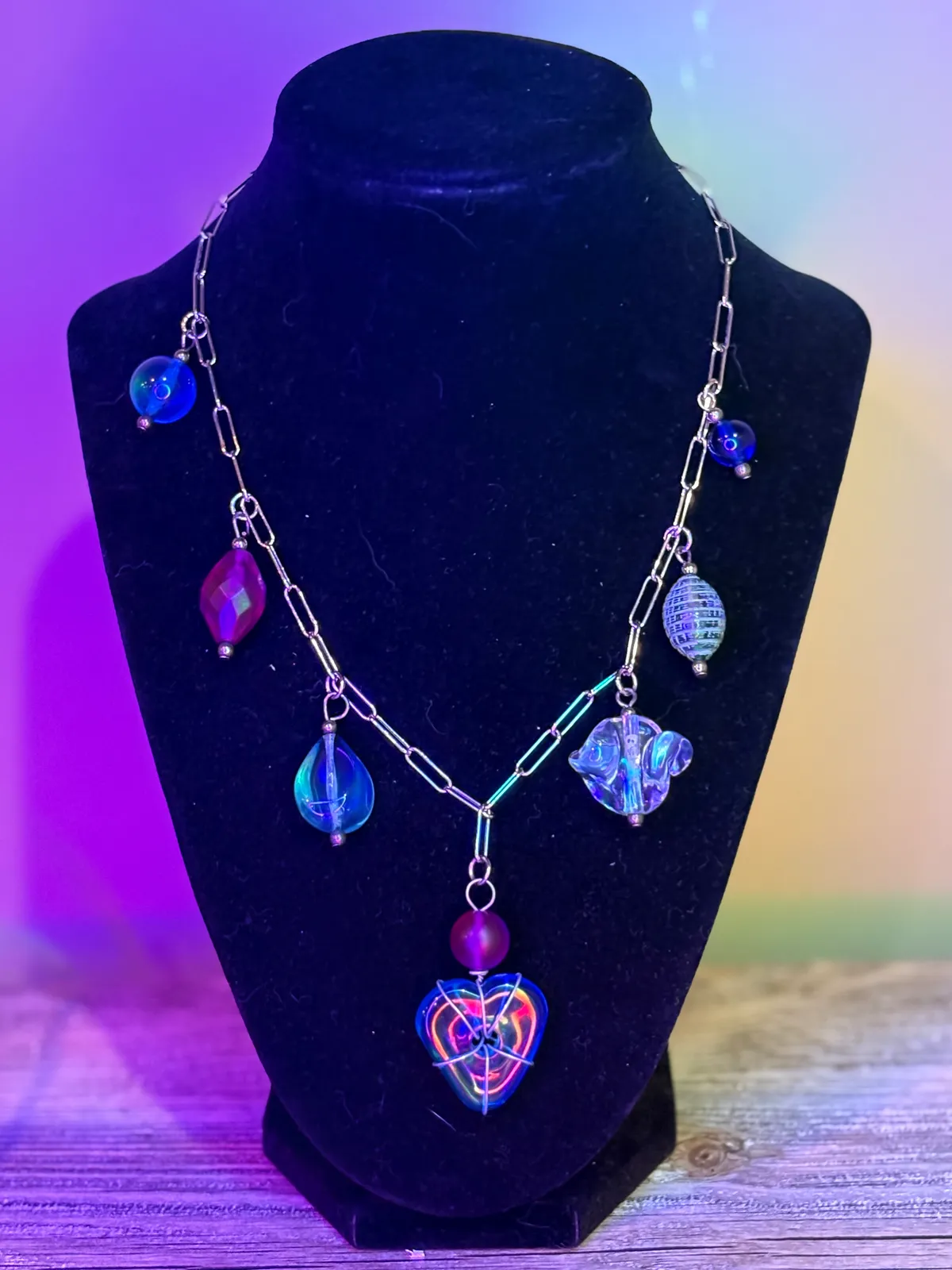 Galatic necklace — handmade necklace by Beadiverse