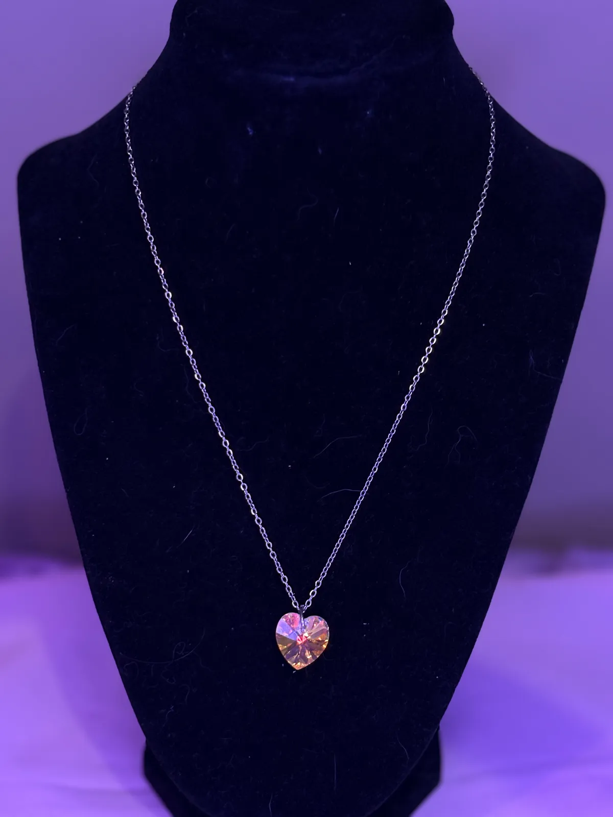 Infinite heart necklace — handmade necklace by Beadiverse